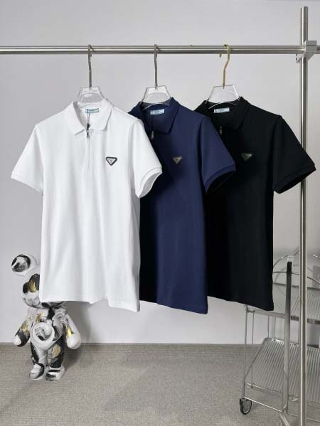 2025年5月22日入荷新作Prada半袖ポロシャツ高品質/誕生日プレゼント/人気贈り物/OH工場