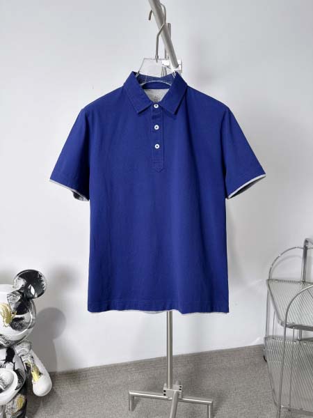 2025年5月22日入荷新作Brunello Cucinelli半袖ポロシャツ高品質/誕生日プレゼント/人気贈り物/OH工場