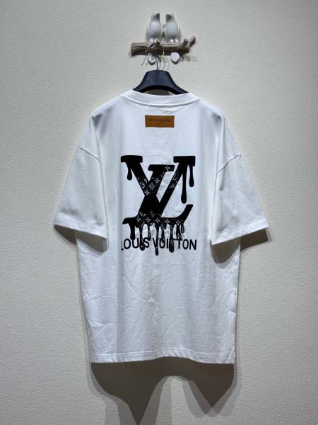 2025年5月23日入荷新作Louis Vuitton半袖 tシャツ男女兼用高品質★誕生日プレゼント/結婚祝い/内祝い/贈り物/SD工場