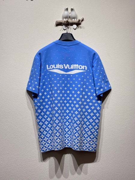 2025年5月26日入荷新作Louis Vuittonニット 半袖 Tシャツ男女兼用高品質★誕生日プレゼント/結婚祝い/内祝い/贈り物/SD工場