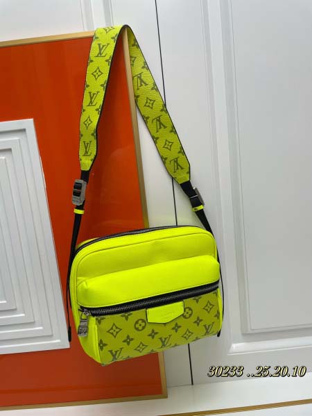 2025年5月28日入荷新作Louis Vuitton M30233 M30241 M30243  43845 OUTDOOR 25x20x10.5cm。  お安い/人気/本革 バッグ/XX工場