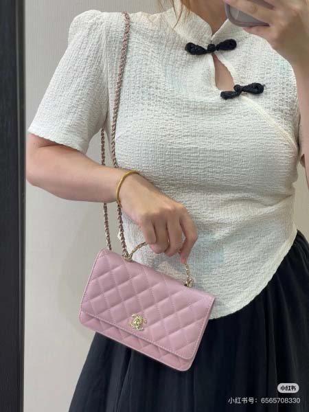 2025年5月28日入荷新作 新品 Chanel  SIZE:19.5cmお安い/人気/本革 バッグ/XX工場