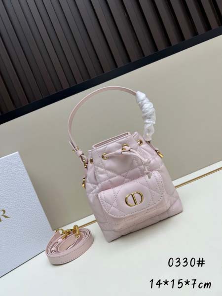 2025年5月28日入荷新作 Dior caro  SIZE:14x15x7cm  お安い/人気/本革 バッグ/XX工場