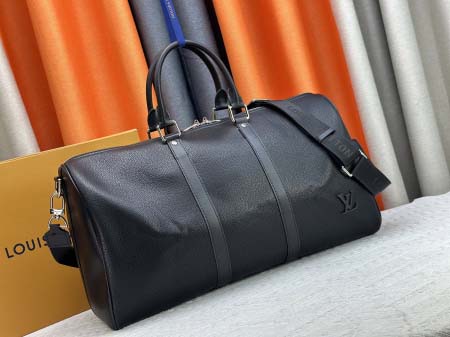 2025年5月28日入荷Louis Vuitton バッグM57088 M21536  keepall bandouliere 50  monogram shadow  monogram  SIZE：50x 29 ×23 CM 人気の新作/