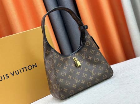 2025年5月28日入荷Louis Vuitton バッグM12940黑色 The Drop   The Drop   2018 年 Flower Hobo Monogram 15 x 12 x 28 CM 人気の新作/誕生日プレゼント/Z