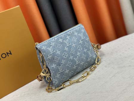 2025年5月28日入荷Louis Vuitton バッグM59598 M11401 Coussin BB Monogram Monogram Denim SIZE：21x16x7cm 人気の新作/誕生日プレゼント/ZC工場