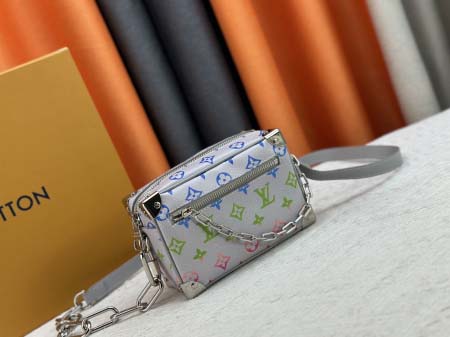 2025年5月28日入荷Louis Vuitton バッグM44480 Virgil Abloh   2025 春夏  Mini SOFT TRUNK Monogram Eclipse  18.5 x 13.0 x 8.0 人気の新作/誕生