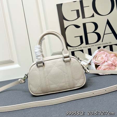 2025年5月29日入荷新作Dior-25vibe East-WestボウリングのミニバッグSIZE 20.5*12*7cmお安い/人気/革/バッグ/XX工場