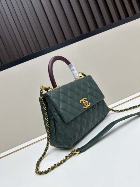 2025年5月29日入荷新作   Chanel  coco handle  Coco  SIZE22x15x8 お安い/人気/革/バッグ/XX工場