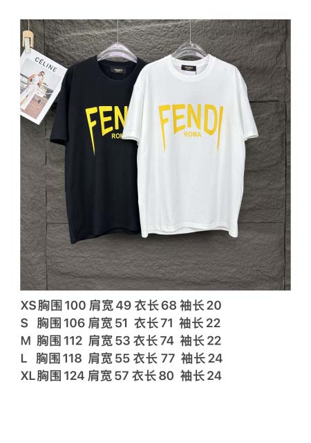 2025年5月30日入荷新作Fendi半袖 tシャツ高品質/人気/誕生日プレゼント/DR工場XS-XL