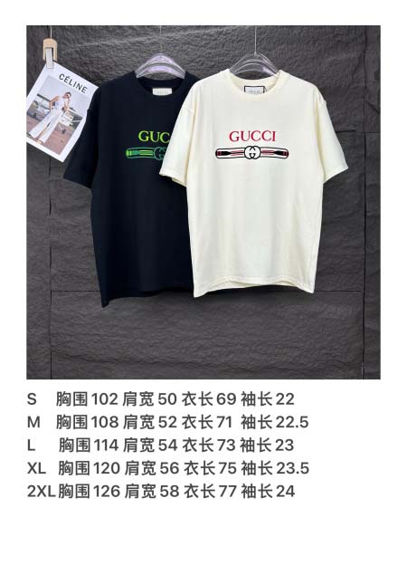 2025年5月30日入荷新作Gucci半袖 tシャツ高品質/人気/誕生日プレゼント/DR工場S-2XL