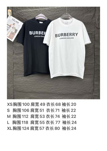 2025年5月30日入荷新作Burberry半袖 tシャツ高品質/人気/誕生日プレゼント/DR工場XS-XL