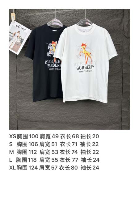 2025年5月30日入荷新作Burberry半袖 tシャツ高品質/人気/誕生日プレゼント/DR工場XS-XL