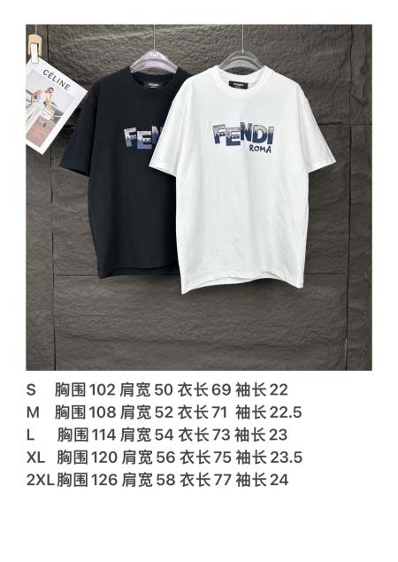2025年5月30日入荷新作Fendi半袖 tシャツ高品質/人気/誕生日プレゼント/DR工場S-2XL