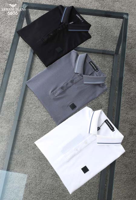 2025年5月6日入荷新作ARMANI紳士半袖ポロシャツ安い...