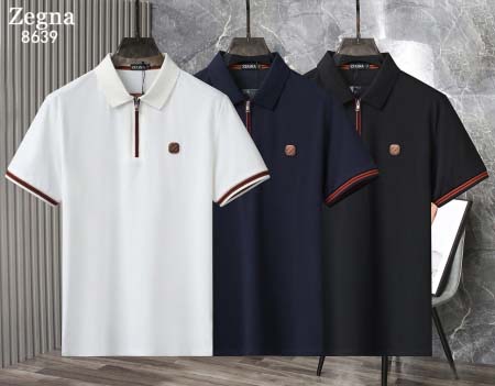 2025年5月6日入荷新作zegna紳士半袖ポロシャツ安いけ...
