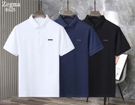 2025年5月6日入荷新作zegna紳士半袖ポロシャツ安いけ...