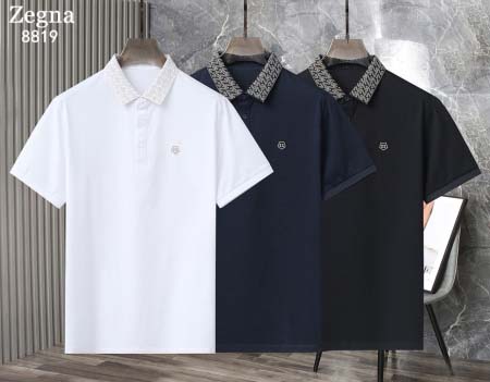 2025年5月6日入荷新作zegna紳士半袖ポロシャツ安いけ...