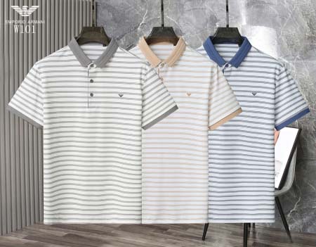 2025年5月6日入荷新作ARMANI紳士半袖ポロシャツ安い...