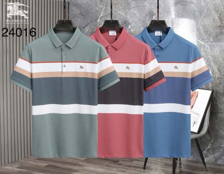 2025年5月6日入荷新作burberry紳士半袖ポロシャツ...