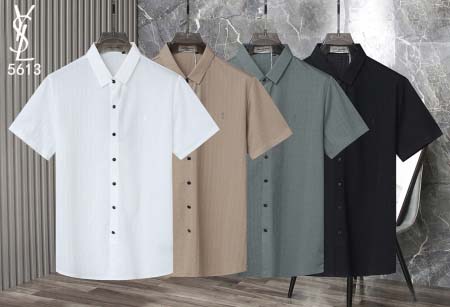 2025年5月6日入荷新作YSL紳士半袖ポロシャツ安いけど高...