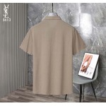 2025年5月6日入荷新作YSL紳士半袖ポロシャツ安いけど高品質M-4XL/Fuer工場