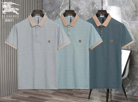 2025年5月6日入荷新作burberry紳士半袖ポロシャツ...