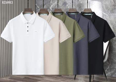 2025年5月6日入荷新作PRADA紳士半袖ポロシャツ安いけ...