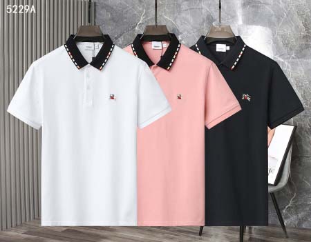 2025年5月6日入荷新作burberry紳士半袖ポロシャツ...