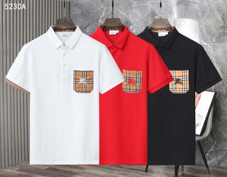 2025年5月6日入荷新作burberry紳士半袖ポロシャツ...