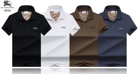 2025年5月6日入荷新作Burberry紳士半袖ポロシャツ...