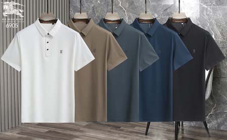 2025年5月7日入荷新作Burberry紳士半袖ポロシャツ...