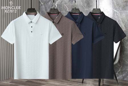 2025年5月7日入荷新作MONCLER紳士半袖ポロシャツ安...