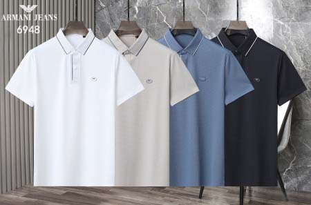 2025年5月7日入荷新作ARMANI紳士半袖ポロシャツ安い...