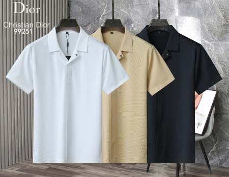2025年5月7日入荷新作Dior紳士半袖ポロシャツ安いけど...