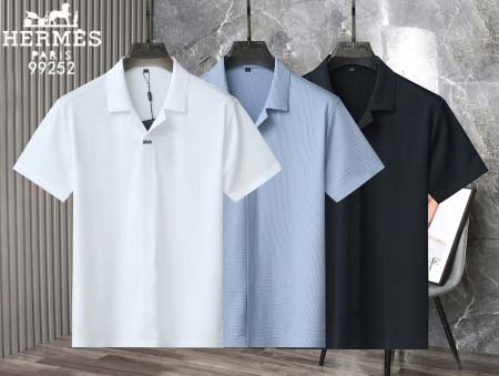 2025年5月7日入荷新作hermes紳士半袖ポロシャツ安い...