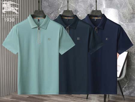 2025年5月7日入荷新作Burberry紳士半袖ポロシャツ...