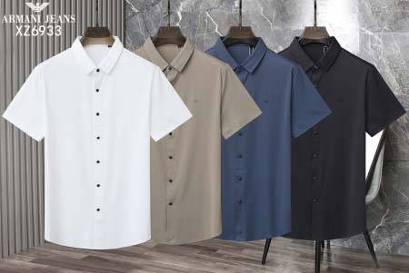 2025年5月7日入荷新作ARMANI紳士半袖 シャツ安いけ...
