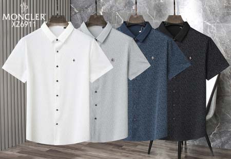 2025年5月7日入荷新作MONCLER紳士半袖 シャツ安い...