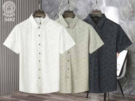 2025年5月7日入荷新作Versace紳士半袖 シャツ安い...