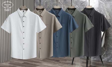 2025年5月7日入荷新作Prada紳士半袖  シャツ安いけ...