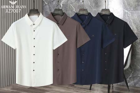 2025年5月7日入荷新作ARMANI紳士半袖 シャツ安いけ...