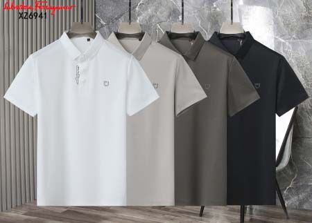 2025年5月7日入荷新作Ferragamo紳士半袖ポロシャ...