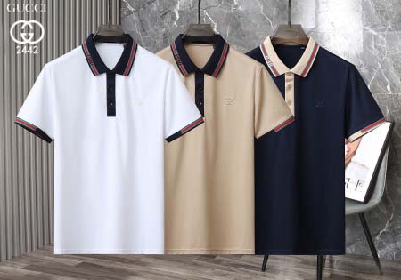 2025年5月7日入荷新作gucci紳士半袖ポロシャツ安いけ...