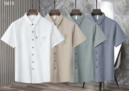 2025年5月7日入荷新作 紳士半袖 シャツ安いけど高品質L...