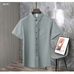 2025年5月7日入荷新作 紳士半袖 シャツ安いけど高品質L-XXXXL/Fuer工場