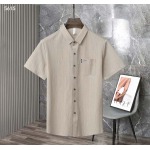 2025年5月7日入荷新作 紳士半袖 シャツ安いけど高品質L-XXXXL/Fuer工場