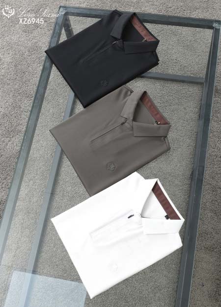 2025年5月7日入荷新作Loro piana紳士半袖ポロシ...