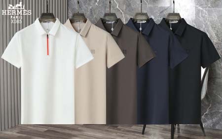 2025年5月7日入荷新作HERMES紳士半袖ポロシャツ安い...
