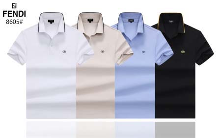 2025年5月7日入荷新作FENDI紳士半袖ポロシャツ安いけ...